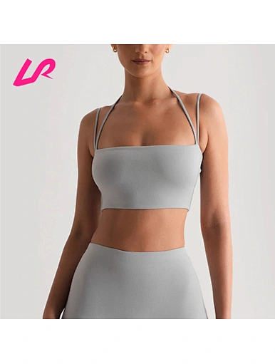 Cover up in style with our double strap sports bra. Designed for comfort and support, it's a must-have for any workout wardrobe. Shop now and stay ahead of the trend.